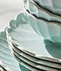 Color:Ice Blue - Image 5 - French Perle Collection Scalloped 12-Piece Dinnerware Set