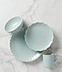 Color:Ice Blue - Image 2 - French Perle Collection Scalloped 4-Piece Place Setting