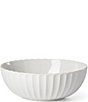 Color:White - Image 1 - French Perle Scallop Serving Bowl