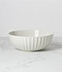Color:White - Image 2 - French Perle Scallop Serving Bowl