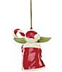 Lenox Grogu With Candy Cane Porcelain Ornament - Image 2