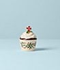 Lenox Holiday Cupcake Covered Candy Dish, Color:Ivory - Image 3