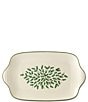 Color:Ivory - Image 1 - Holiday Holly Oversized 20#double; Platter