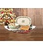 Lenox Holiday Holly Salad Bowl with Wooden Spoons - Image 4