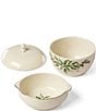 Color:Ivory - Image 2 - Holiday Stackable Bowl Set
