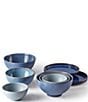 Color:Blue - Image 3 - Luna Blue Nesting Dinnerware Set