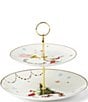 Lenox Merry Grinchmas 2-Tier Server, Color:Ivory - Image 1