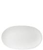Color:White - Image 1 - Modern LX Collective White Oval Tray
