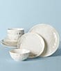 Color:White - Image 2 - Oyster Bay 12-Piece Dinnerware Set