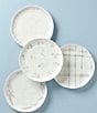 Color:White - Image 2 - Oyster Bay 4-Piece Accent Salad Plate Set