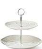 Color:White - Image 1 - Oyster Bay Collection 2-Tiered Server
