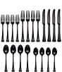 Lenox Portola 20-Piece Stainless Steel Flatware Set, Color:Matte Black - Image 2