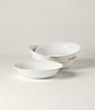 Color:White - Image 2 - Profile Porcelain 4-Piece Pasta Bowl Set