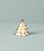 Lenox Treasured Traditions Lit Tree Porcelain Ornament, Color:Ivory - Image 2