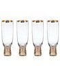 Lenox Tuscany Classics Gold Frost Flutes, Set of 4, Color:Gold - Image 2