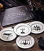 Lenox Vintage Halloween 4-Piece Dessert Plate Set, Color:White - Image 3