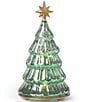 Lenox Wintery Woods Lit Mercury Glass Pine Tree Figurine - Image 1