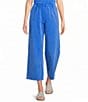 Leo & Nicole Acid Wash Relaxed Pull-On Cropped Pant - Image 1