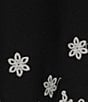 Leo & Nicole Embroidered Scalloped Hem Pull-On Pants - Image 4
