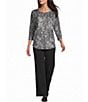 Leo & Nicole Hacci Flowy Pull-On Ankle Pants - Image 3