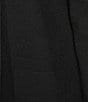 Leo & Nicole Petite Size Shawl Collar Long Sleeve Open-Front Cardigan, Color:Jet Black - Image 4