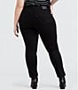 Color:Soft Black - Image 2 - Levi's® Plus Size 311 Mid Rise Skinny Jeans