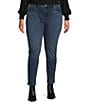Color:Lapis Gallop - Image 1 - Levi's® 311 Plus Size Shaping Stretch Denim Ankle Skinny Jeans