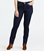 Color:Darkest Sky - Image 1 - Levi's® 312 Shaping Slim Leg Mid Rise Lightweight Stretch Denim Jeans