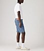 Levi's Levi's® 405 Straight Fit 10#double; Inseam Shorts, Color:Medium Score - Image 7