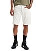 Color:White - Image 1 - Levi's® 412 9#double; Inseam Slim Fit Denim Shorts