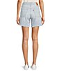 Color:Light Indigo - Image 2 - Levi's® 501 Button Fly Mid Thigh Distressed Denim Shorts