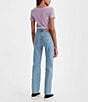 Color:Lane Change - Image 5 - Levi's® 501 High Rise Distressed Straight Jeans