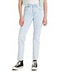 Color:Ojai T3 Lake - Image 1 - Levi's® 501 High Rise Straight Jeans