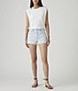 Levi's® 501® Original High Rise Frayed Hem Denim Shorts - Image 5