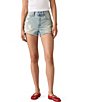 Levi's® 501® Original High Rise Fitted Distressed Shorts - Image 1