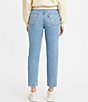 Color:Athens Break - Image 2 - 501 Straight Leg Distressed Cropped Jeans