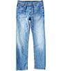 Levi's Levi's® 505 Stretch Straight Regular Fit Jeans, Color:Ocean Blues - Image 5