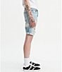 Color:Gummy Bear - Image 4 - Levi's® 511 Slim Fit 12#double; Inseam Cut Off Jean Shorts