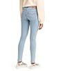 Color:Lapis Stop - Image 2 - Levi's® 711 High Rise Distressed Skinny Jeans