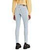 Color:Slate Scan - Image 2 - Levi's® 711 High Rise Frayed Hem Skinny Jeans
