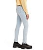 Color:Slate Scan - Image 3 - Levi's® 711 High Rise Frayed Hem Skinny Jeans