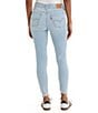 Color:Going The Distance - Image 2 - Levi's® 711 Mid Rise Frayed Hem Skinny Jeans