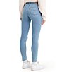 Color:Azure Glow - Image 2 - Levi's® 721 Inseam High Rise Distressed Skinny Jeans