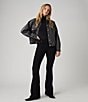 Levi's Levi's® 726 High Rise Dark Flare Jeans, Color:Soft Black - Image 6
