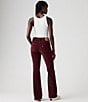 Levi's Levi's® 726 High Rise Flare Leg Corduroy Pants, Color:Merlot - Image 4