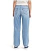 Color:Medium Indigo - Image 2 - Levi's® 94 Baggy Destructed Straight Jeans