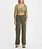Color:Army Green - Image 4 - Levi's® 94 Mid Rise Baggy Cargo Bungee Hem Pants