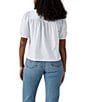 Levi's® Amelie Stripe Print Poplin Short Sleeves Blouse - Image 2