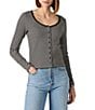 Levi's® Austen Long Sleeve Striped Button Front Top - Image 1