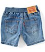 Color:20 Something - Image 2 - Levi's® Baby Boys 3-24 Months Denim-Look Knit Shorts